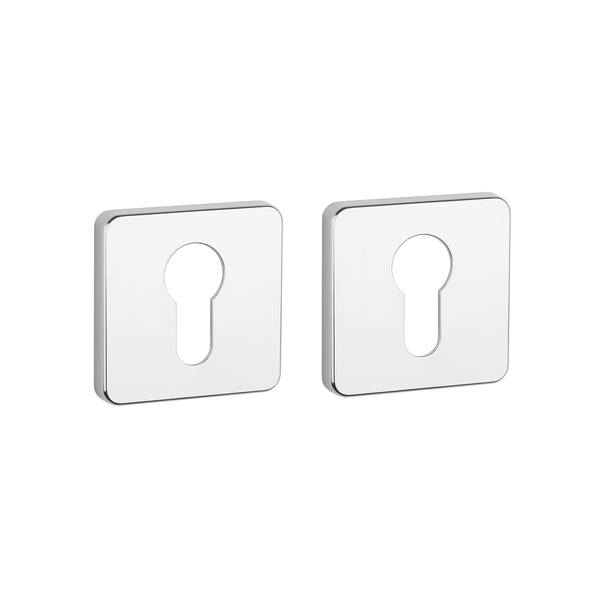 Aprile Premium cilinderrozetten - Gepolijst chroom