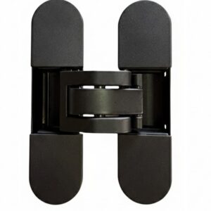 Onzichtbare zwarte 3D scharnieren 111x29mm - 80kg / 2 stuks